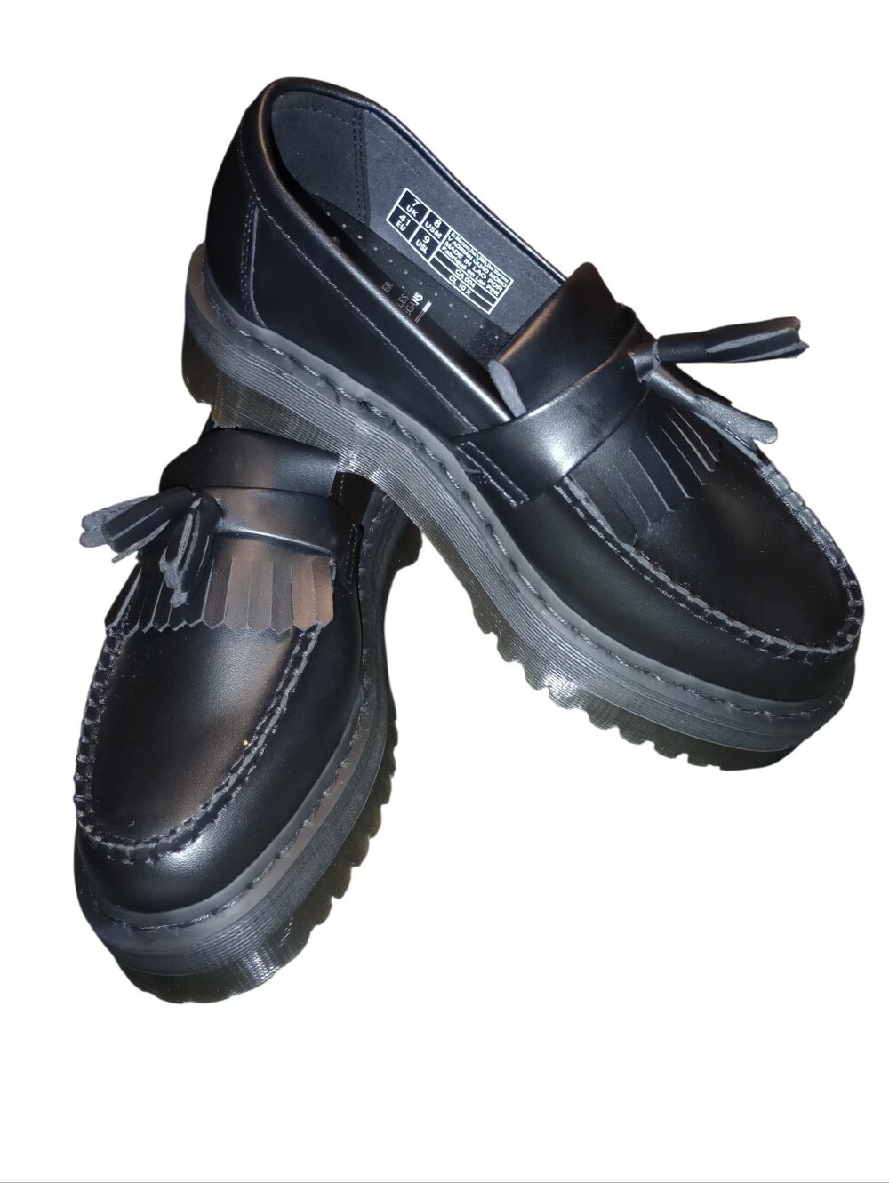 Dr. Martens Adrea Felix Platform Tassel Loafers, Size 8, NWT